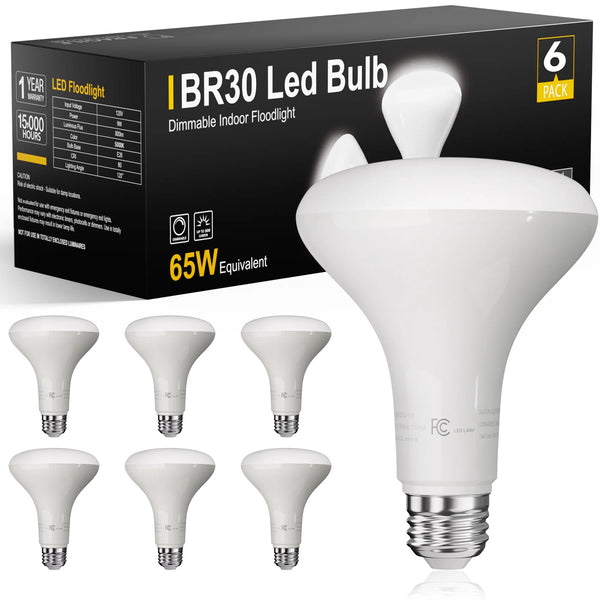 DAYBETTER BR30 LED Bulbs 65W Equivalent Daylight 5000K E26 Base