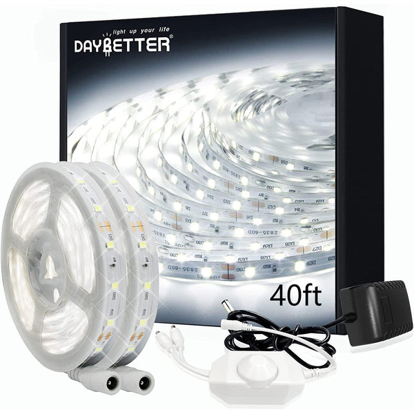 Daybetter White LED Strip Lights 40ft/50ft - DAYBETTER