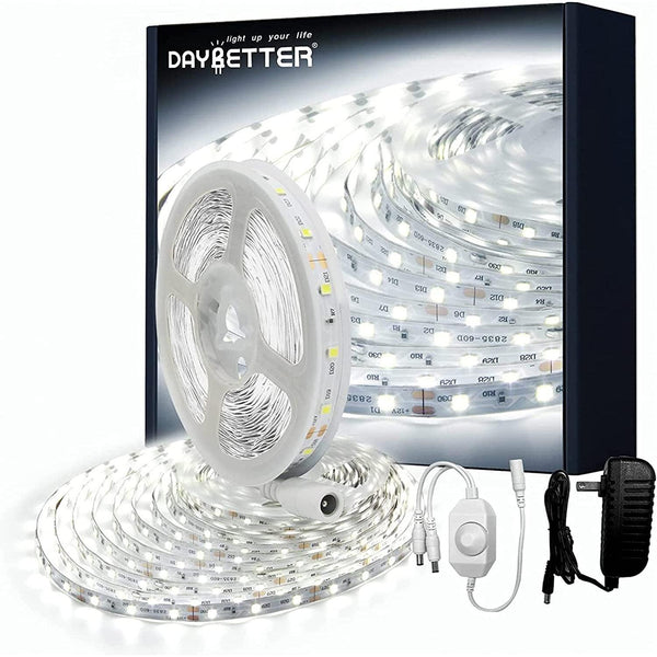 Daybetter White LED Strip Lights 32.8ft (2*16.4ft) - DAYBETTER