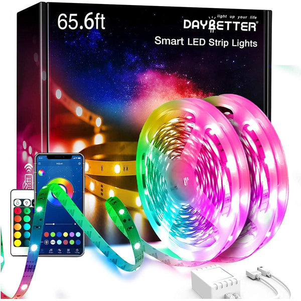 Daybetter Bluetooth LED Strip Lights 65.6ft(2*32.8ft) - DAYBETTER