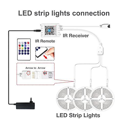Daybetter Waterproof IR Led Strip Lights 65.6ft (4*16.4ft) - DAYBETTER