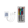 DAYBETTER Led Lights 2 Ports 44 Key Remote Control, Dimmer for Led Strip Lights, 4 Pin Output Remote Controller for Led Strips 12 24V DC Led Tape Light