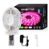 DAYBETTER Led Strip Lights 16.4ft W/ Remote Controller and Power Supply