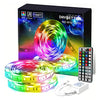 DAYBETTER (2rd Gen SMD 5050 Remote Control Led Strip Lights 100ft Color Changing with 44Keys Remote Controller and 24V Power Supply for Bedroom