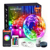 DAYBETTER Smart WiFi Led Lights, Tuya App Controlled, Work with Alexa and Google Assistant, Timer Schedule, RGB Strip Color Changing Décor for Bedroom Party Kitchen, 50ft
