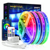 DAYBETTER Led Strip Lights 200ft (4 Rolls of 50ft) Ultra Long Smart Light Strips with App Voice Control Remote, 5050 RGB Music Sync Color Changing Lights for Bedroom, Kitchen, Party,Home Decoration