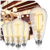 DAYBETTER Vintage LED Edison Bulbs 60 Watt Equivalent, ST58 Antique LED Filament Light Bulbs, Dimmable Led Bulb with E26 Medium Base, Warm White 2700K, Brightness 8W, 800LM, Clear Glass, 5 Packs